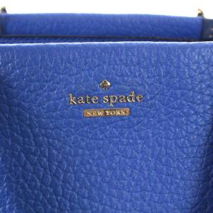 kate spade new york トートバッグ ショルダーバッグ 2way レザー 青 ブルー 白 ホワイト