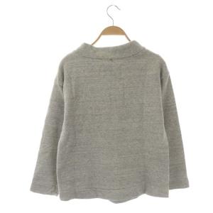 Pal'las Palace ボトルネックスウェットトップス カットソー 長袖 プルオーバー 2 グレー