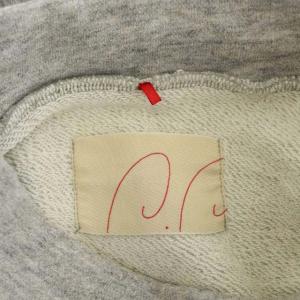 Pal'las Palace ボトルネックスウェットトップス カットソー 長袖 プルオーバー 2 グレー