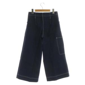 Acne Studios TEXEL N DEN デニムパンツ ジーンズ ワイド ステッチ ジッパーフライ 32 インディゴブルー