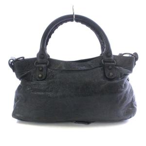 BALENCIAGA ザ・ファースト ハンドバッグ ショルダー ワンショルダー 2way ブラック