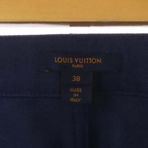 LOUIS VUITTON 20SS エスカルモノグラムパンツ デニム スキニー ジッパーフライ 38 ブルー ホワイト