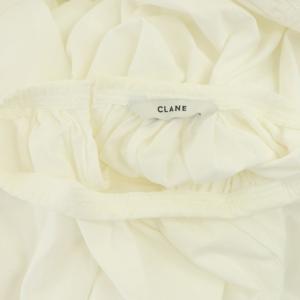 CLANE 20SS ボリュームパフスモックトップス ブラウス プルオーバー 長袖 2 白 ホワイト