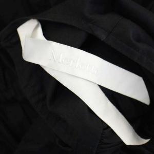 Merlette ティアードワンピース 長袖 ミニ クルーネック XS ブラック