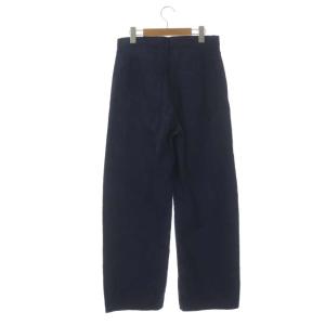 23区 DENIM 21年 ライトオンス デニム ワイドパンツ ジッパーフライ 40 紺 インディゴ
