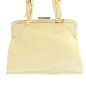 PRADA RASO BOX ハンドバッグ 黄色 イエロー