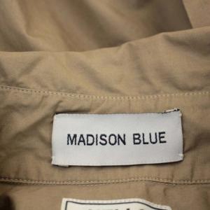 MADISONBLUE J BRADLEY SHIRT 七分袖シャツ ブラウス 前開き 00 ライトブラウン
