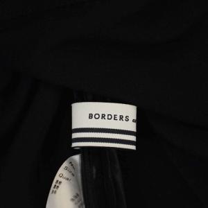 BORDERS at BALCONY ORGANDY PRINTED BOUSE アニマル柄ブラウス シアー ブラック オフホワイト