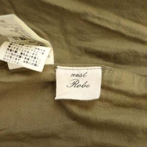 nest Robe スーピマノーカラートレンチコート ロング F ベージュ