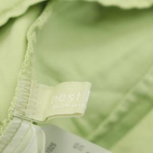 nest Robe 22SS コットンリネン 石目 ドロスト バルーン パンツ ワイド イージー F ライトグリーン