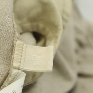 nest Robe リネンキュロットパンツ ワイド フレア タック イージー F ベージュ