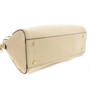 FURLA ショルダーバッグ ハンドバッグ レザー ロゴ べージュ