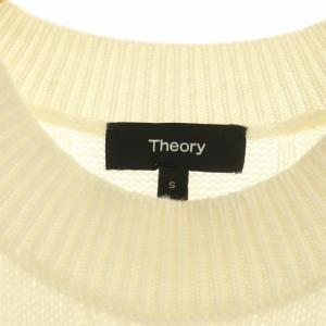 Theory 21AW CASHMERE CROP PO CABLE カシミヤ ケーブルニットプルオーバー セーター 長袖 クルーネック