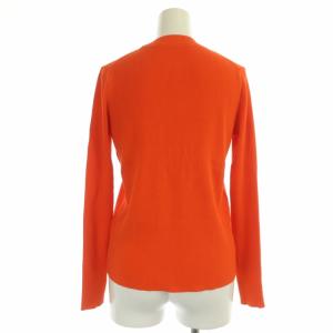 ADORE 23SS ベーシックリブニットトップス カットソー 長袖 38 オレンジ
