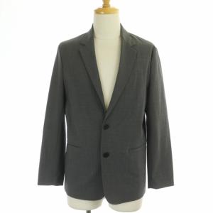 ESTNATION トロピカルウール セットアップ スーツ 上下 テーラードジャケット 2B テーパードパンツ タック ドロスト ストレッチ M