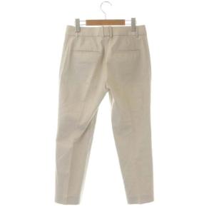 Theory STRETCH CANVAS STRAIGHT TROUSER テーパードパンツ スラックス ストレッチ 2 ベージュ