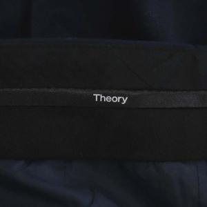 Theory セオリー STRETCH CANVAS STRAIGHT TROUSER テーパードパンツ スラックス ストレッチ 2 紺