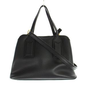 MARC JACOBS ショルダーバッグ ハンドバッグ 2way レザー ロゴ 黒 ブラック