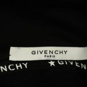 GIVENCHY Oversize Logo Sweatshirt パーカー プルオーバー フード 裏起毛 XS ブラック