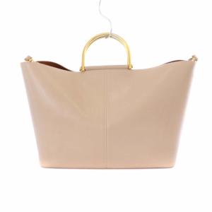 EPOCA ハンドバッグ ワンショルダーバッグ 2WAY レザー ピンクベージュ