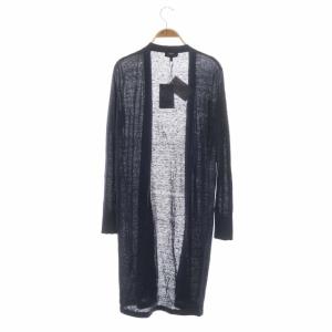 Theory 22SS SAG HARBOR TORINA R リネンロングカーディガン ニット 長袖 Vネック S 紺 ネイビー