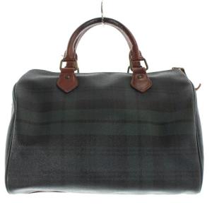 RALPH LAUREN ミニ ボストンバッグ ハンドバッグ ロゴ 緑 グリーン