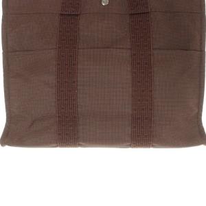HERMES エールラインMM トートバッグ ハンドバッグ 茶色 ブラウン