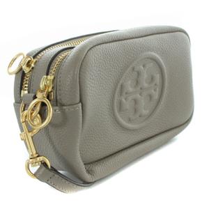TORY BURCH ペリーボンベ ショルダーバッグ レザー ミニ べージュ