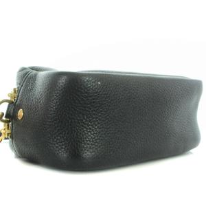 TORY BURCH ペリーボンベ ショルダーバッグ レザー ロゴ 黒 ブラック