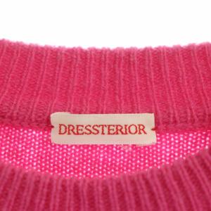 DRESSTERIOR ボリュームスリーブプルオーバー ニット セーター 長袖 ピンク