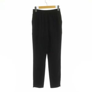 ENFOLD ライトツイルゴムジョッパーズパンツ テーパード 38 黒 ブラック 3008A631-0730