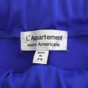 AMERICANA L'Appartement取り扱い 22SS Track Pants トラックパンツ テーパード イージー M 青 ブルー