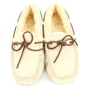UGG australia ダコタ DAKOTA モカシンシューズ ロゴ 24cm べージュ 5612