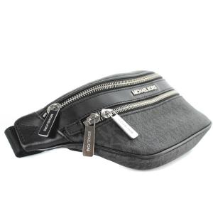 MICHAEL KORS MK ウエストバッグ ショルダーバッグ ボディバッグ 黒 ブラック グレー