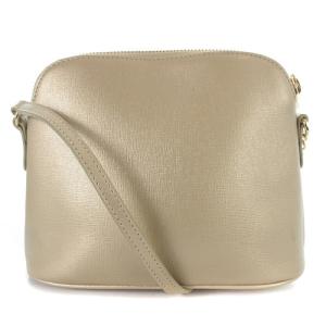 FURLA マイキー ショルダーバッグ ロゴ ゴールド色