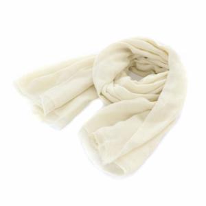 ストール 羽織 麻 リネン混 ベージュ