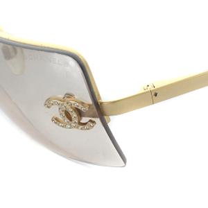 CHANEL サングラス ココマーク 6215 120 ブラウン ゴールド色 4092-B