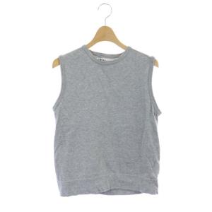 MHL. カットソー ノースリーブ コットン 2 グレー