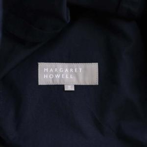 MARGARET HOWELL テーラードジャケット シングル 2B ノーベント 3 紺 ネイビー