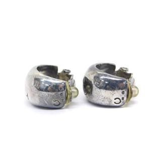 CHANEL イヤリング クリップ式 ロゴ 925 シルバー