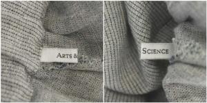 ARTS&SCIENCE 22SS ヘンプ 2タックワイドパンツ タック ボタンフライ 0 グレー ネイビー