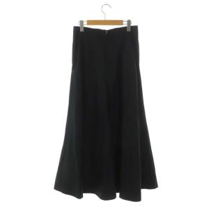Deuxieme Classe 22SS Flared スカート フレア ロング 38 黒 ブラック