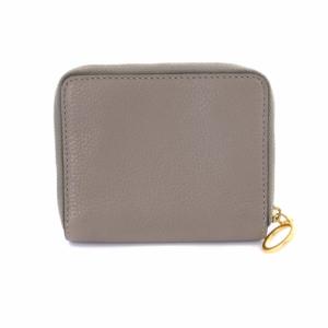 TORY BURCH 二つ折り財布 レザー マウスグレー
