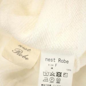 nest Robe 吊り裏毛ビッグスウェット カットソー 長袖 クルーネック プルオーバー F オフホワイト
