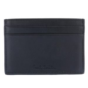 PAUL SMITH GENUINE LEATHER パスケース レザー カード入れ べージュ 黒 ブラック