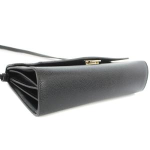 FURLA ライク ショルダーウォレット  レザー 黒 ブラック