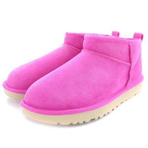 UGG australia クラシックウルトラミニ CLASSIC ULTRA MINI ムートンブーツ ショート 25cm ピンク 1116109