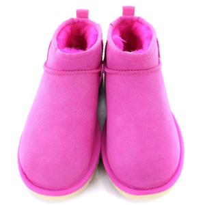 UGG australia クラシックウルトラミニ CLASSIC ULTRA MINI ムートンブーツ ショート 25cm ピンク 1116109