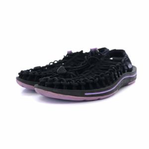 KEEN ユニーク UNEEK サンダル 24cm 黒 ブラック 紫 パープル 1012199