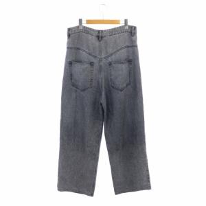 ISABEL MARANT ETOILE ワイド デニムパンツ ジーンズ テーパード 38 グレー
